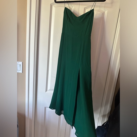 NEW Reformation Juliette Dress Emerald Green - Picture 16 of 16
